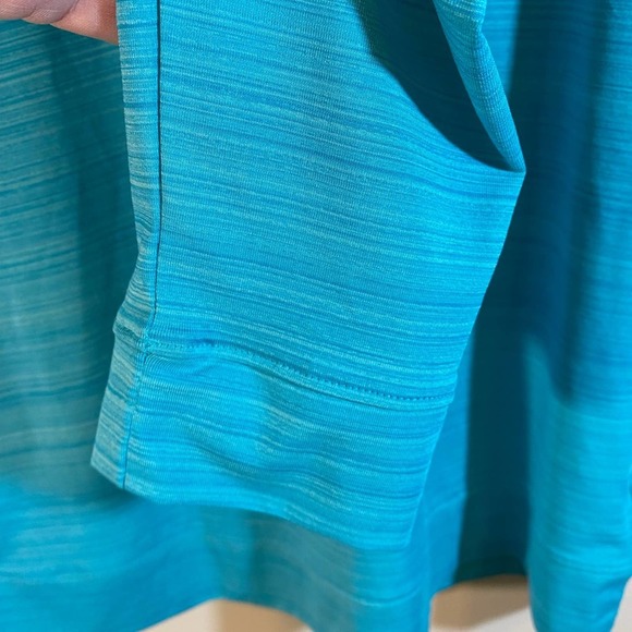 Lands End Hooded Pull Over Top Teal Size XXL - Picture 3 of 9